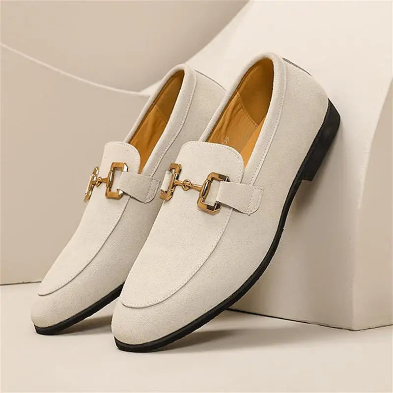 Kevin Slip On Metal Detail Loafers