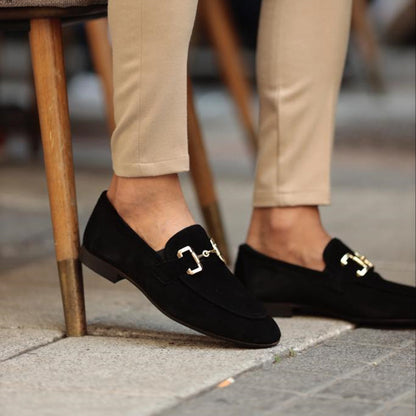 Kevin Slip On Metal Detail Loafers