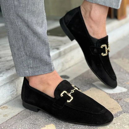 Kevin Slip On Metal Detail Loafers