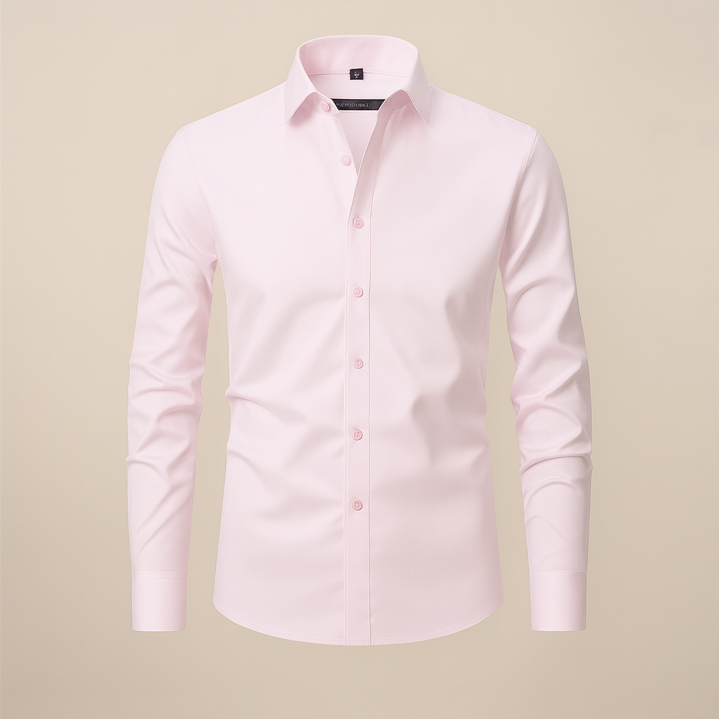 Long-Sleeved Shirt Wrinkle-Free Finish