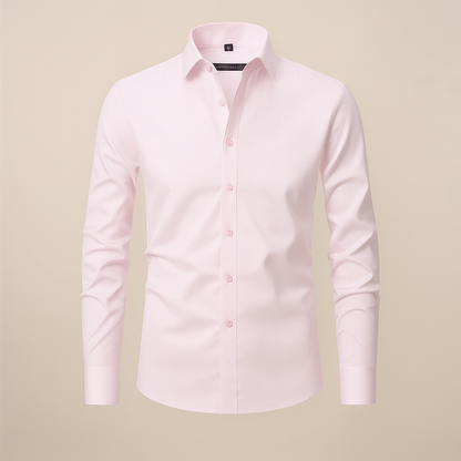 Long-Sleeved Shirt Wrinkle-Free Finish