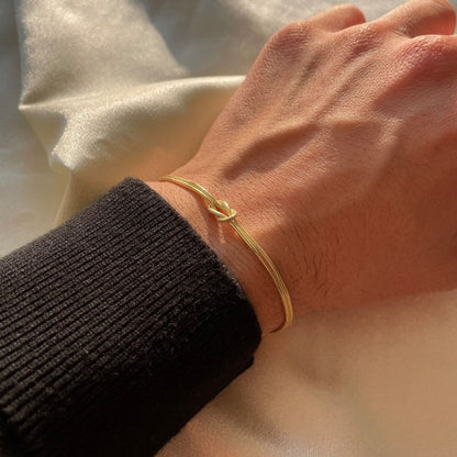 Minimalist Love Knot Bracelet