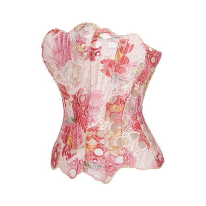 Seductive lace corset top