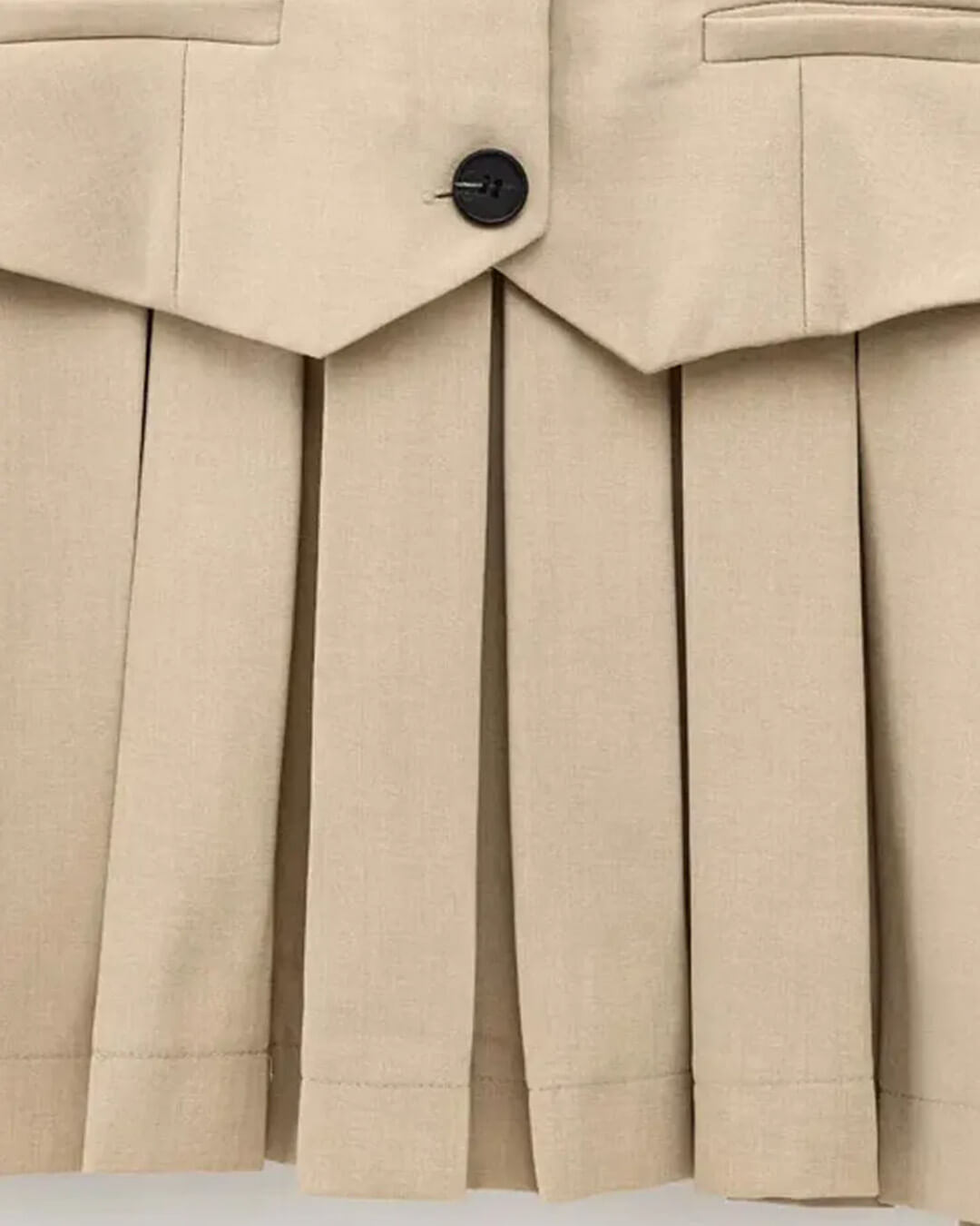 Sleeveless Pleated Mini Dress