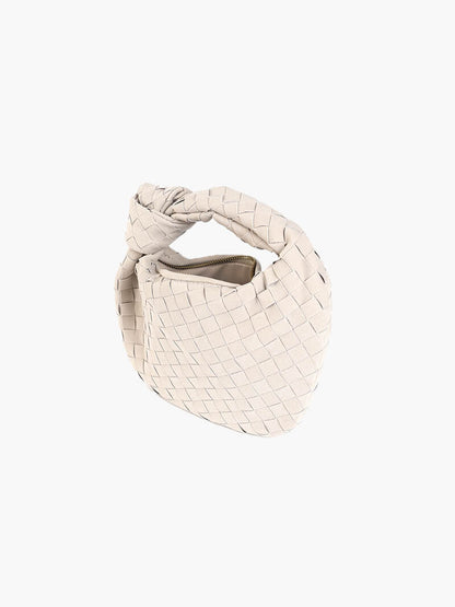 Mini Suede Woven Bag