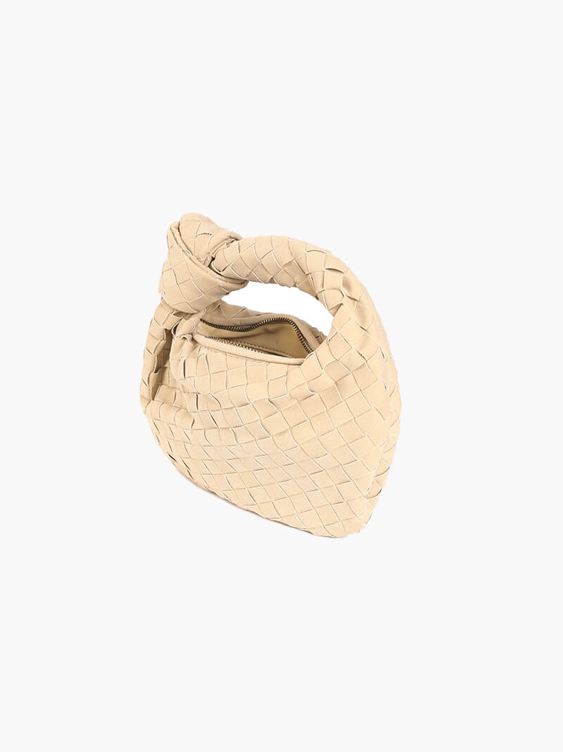 Mini Suede Woven Bag