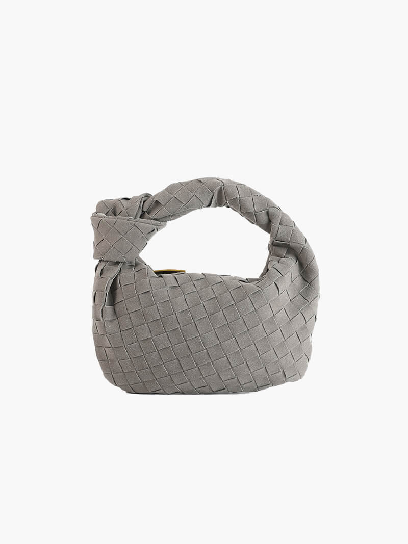 Mini Suede Woven Bag