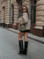 Belted Short Trench Coat