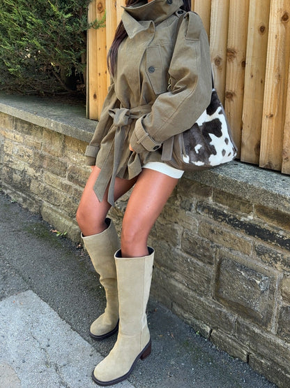 Belted Windbreaker Jacket