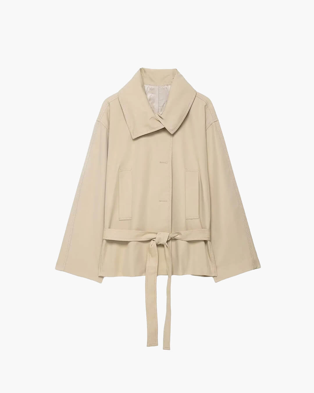 Belted Jacket & Shorts Set