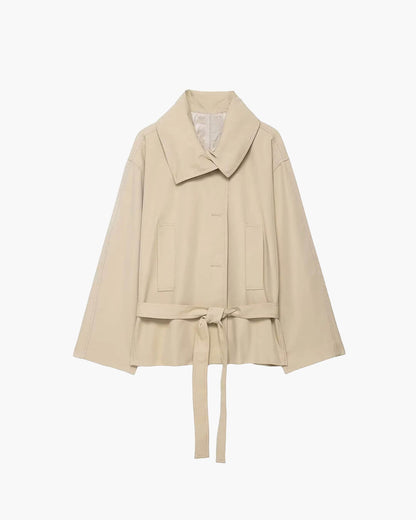 Belted Jacket & Shorts Set