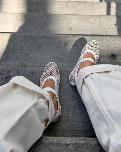 Mesh Ballet Flats
