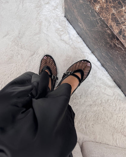 Mesh Ballet Flats