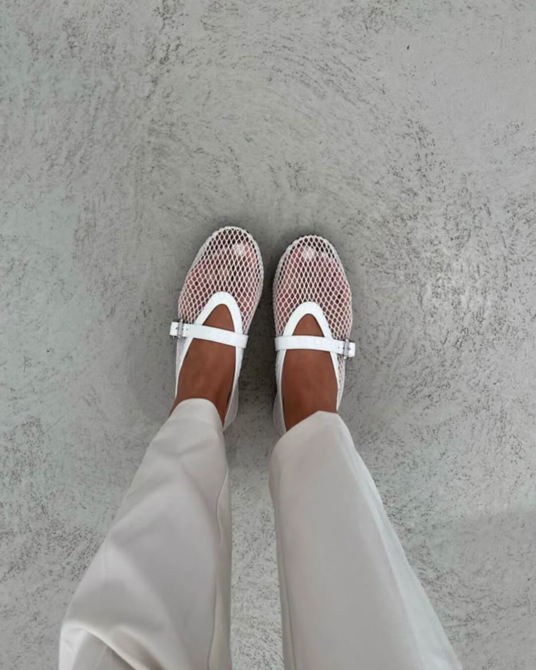 Mesh Ballet Flats