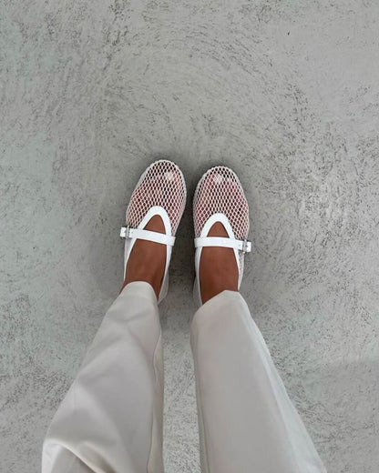 Mesh Ballet Flats