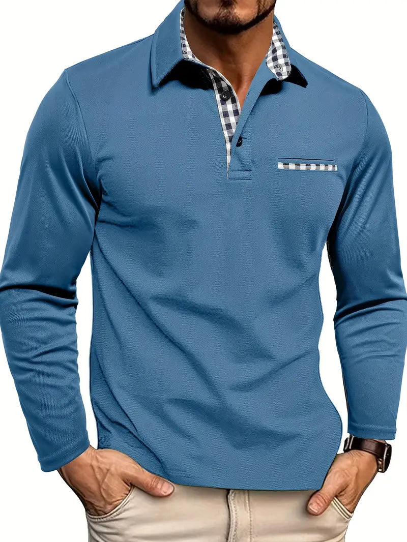 Polo With Long Sleeves And Collar