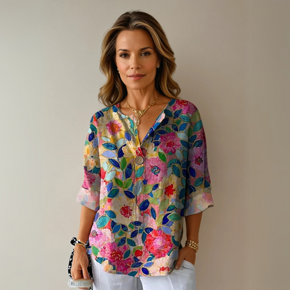 Elegant Floral Blouse