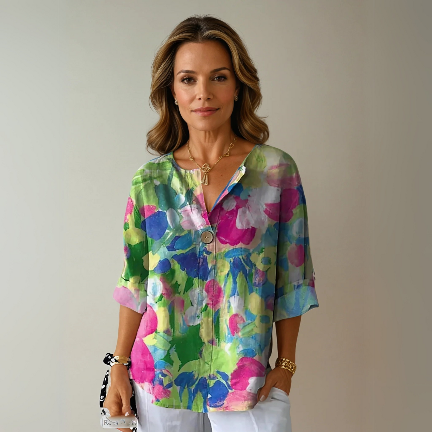 Elegant Floral Blouse