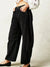 Wide Leg High Waist Leopard Print Denim Pants