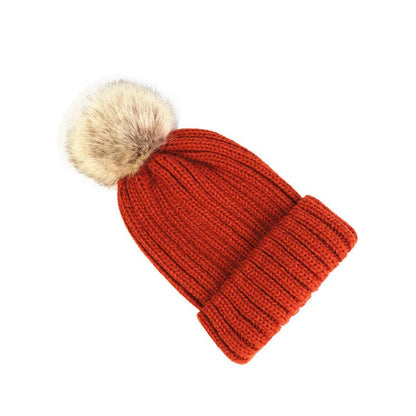Poppy Knit Pom Beanie