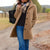 Thea Classic Single-Breasted Coat