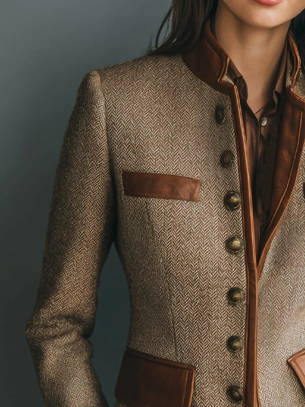 Wren Herringbone Tweed Jacket