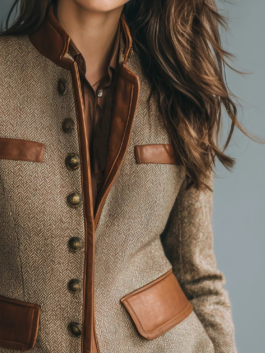 Wren Herringbone Tweed Jacket