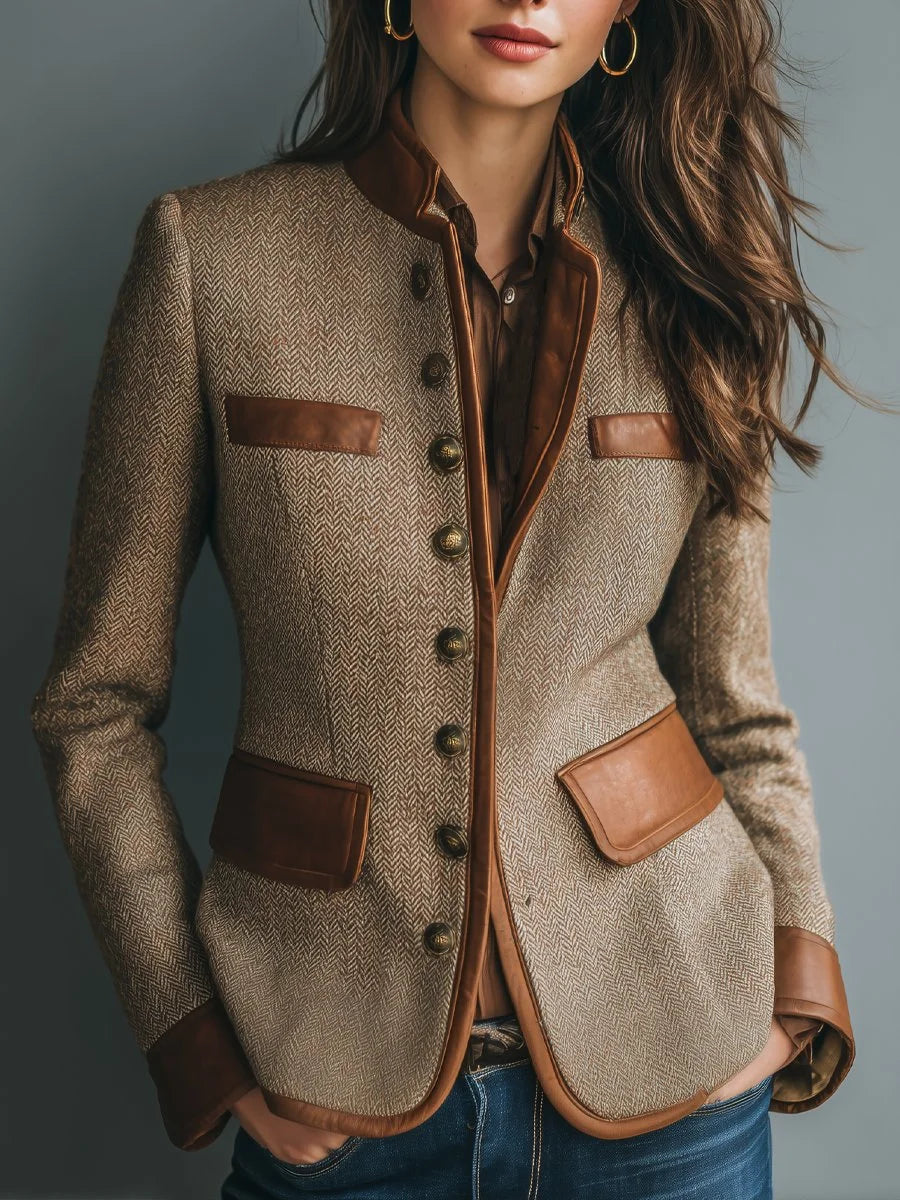 Wren Herringbone Tweed Jacket