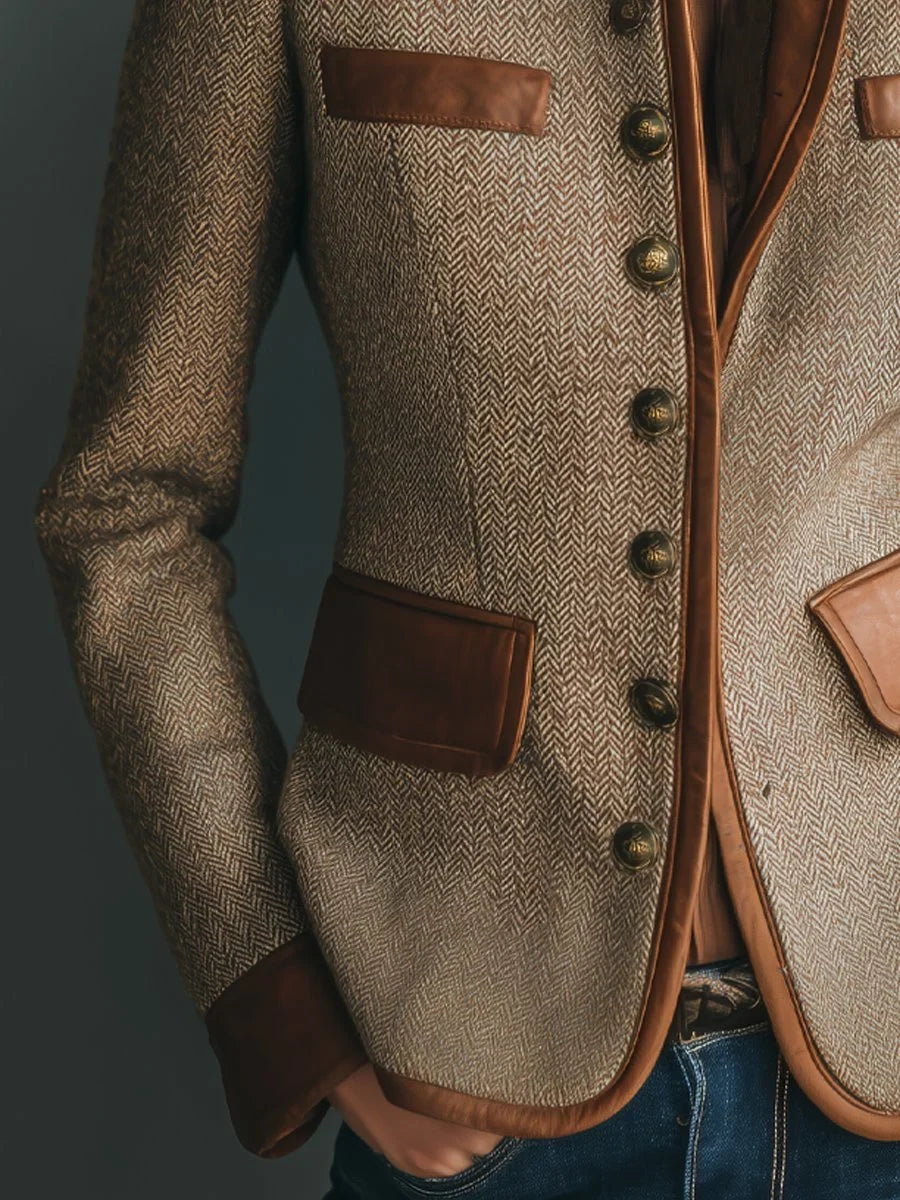 Wren Herringbone Tweed Jacket