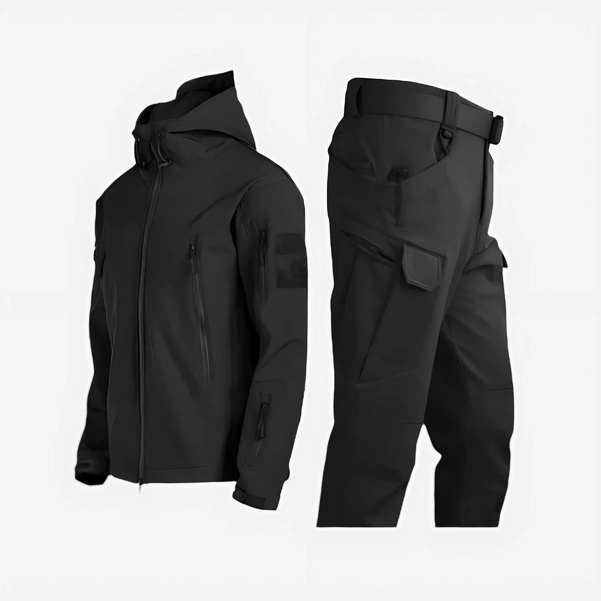 Ridge Hooded Outdoor Jacket & Cargo Trouser Set