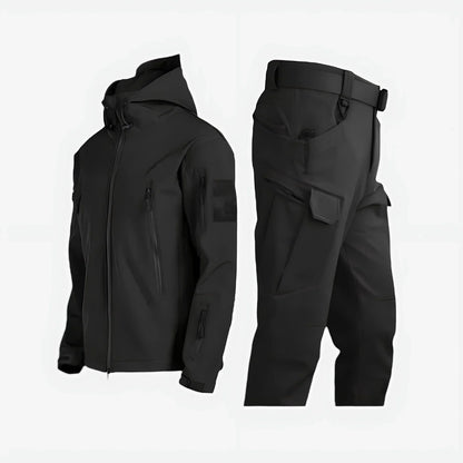 Ridge Hooded Outdoor Jacket & Cargo Trouser Set