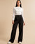 High Waist Pleated Trousers