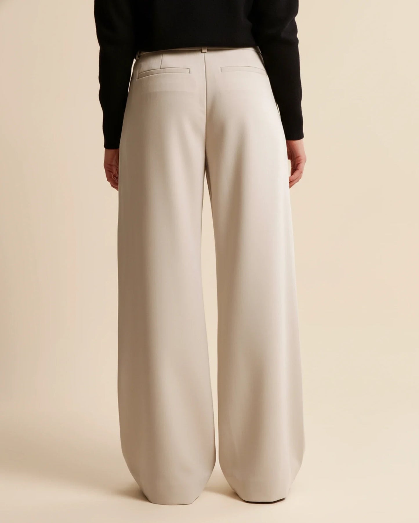 High Waist Pleated Trousers