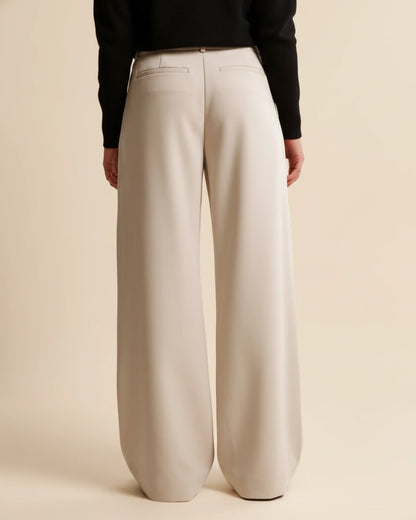 High Waist Pleated Trousers