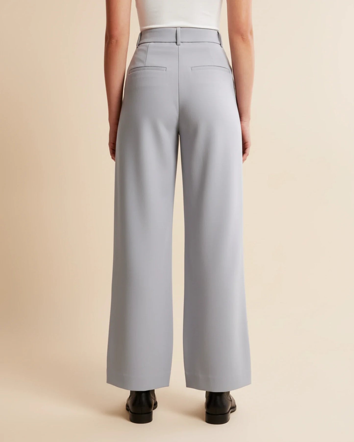 High Waist Pleated Trousers
