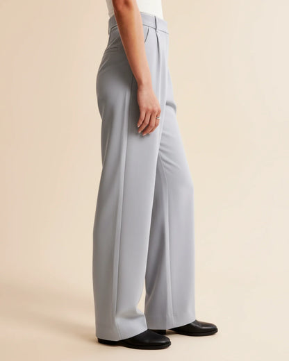 High Waist Pleated Trousers