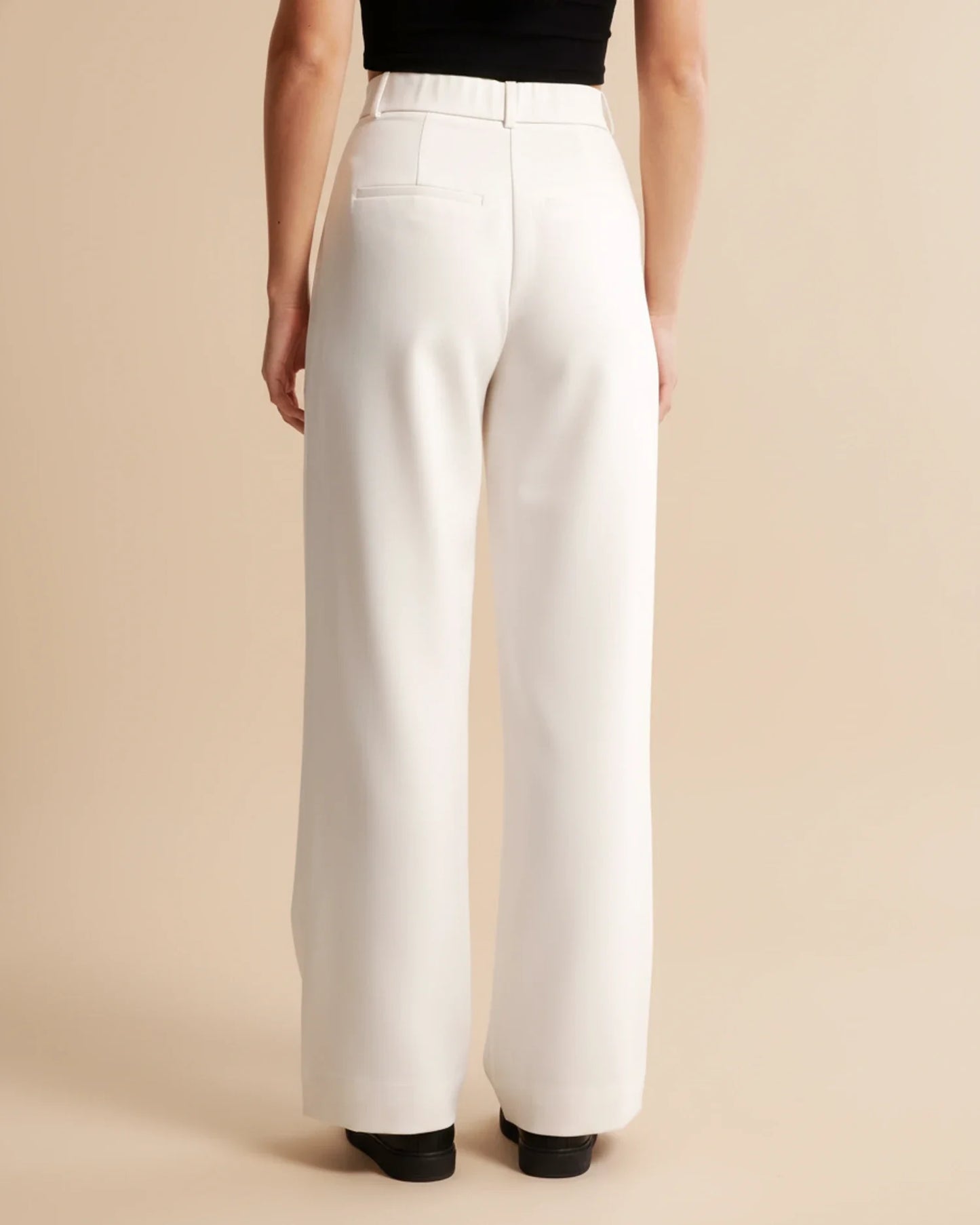 High Waist Pleated Trousers