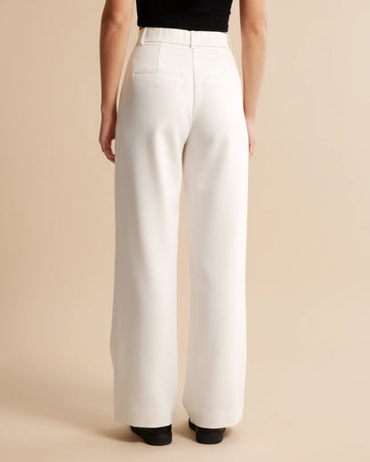 High Waist Pleated Trousers