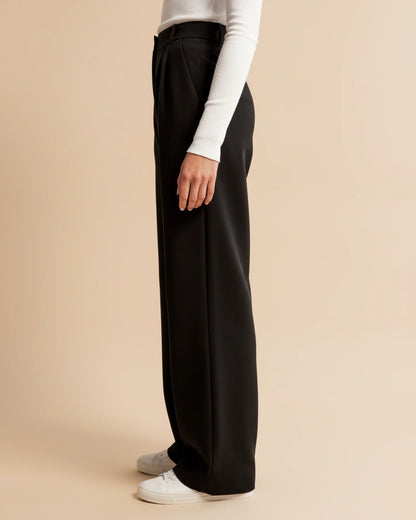 High Waist Pleated Trousers