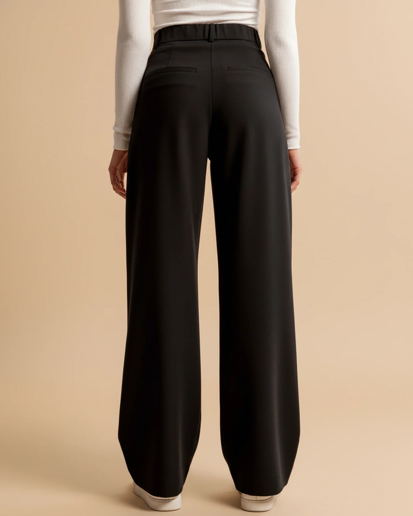 High Waist Pleated Trousers